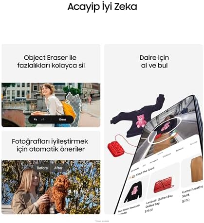 Alternative view of Galaxy A37 5G Akıllı Telefon, 256GB Hafıza, 8GB RAM, Çam Yeşili, 6 Nesil OS Güncellemesi, Geniş Ekran, Üçlü Kamera (Türkiye Garantili)