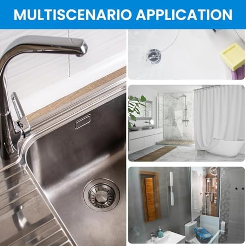 Alternative view of Mutfak Lavabo Duşakabin Küvet Süzgeci Saç Toplayıcı Banyo Gider Tıkanma Önleyici Elek Kesilebilir PVC File, Herhangi Bir Uzunlukta Kendin Yap Kullan At Duş Tahliyesi Kapak Süzgeci 4 Metre