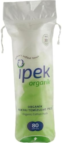 Alternative view of İpek Organik Makyaj Temizleme Pedi - 80 Adet -%100 Saf Pamuk - Ecocert Sertifikalı, Doğada Çözünür Ambalaj