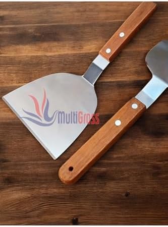 Alternative view of Ahşap Saplı Paslanmaz Çelik Spatula, Metalik