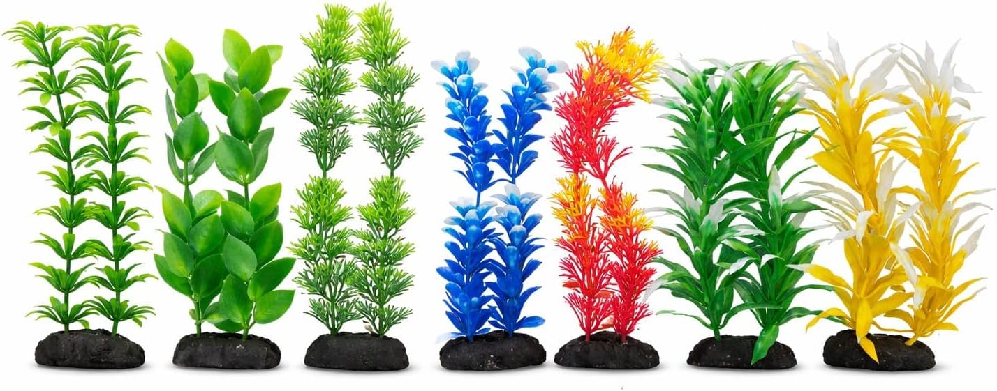 Alternative view of 3'lü Karışık Plastik Akvaryum Bitkisi 15 cm