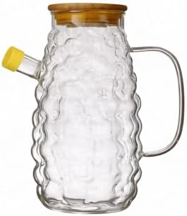 Alternative view of Cam Yağdanlık, 1000 ml-1LT, Sızdırmaz, Bambu Kapak