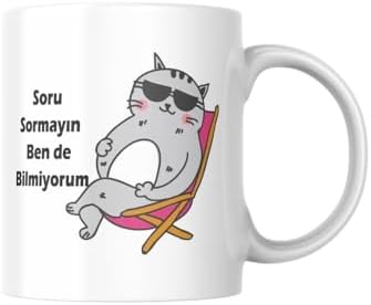 Soru Sormayın Baskılı Kupa Bardak Hediyelik Çay Kahve Kupası