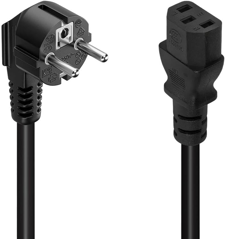 Alternative view of C7 Power Kablosu, 15 Metre, 3x1 MM, Bilgisayar için Güç Kablosu, Siyah, Dayanıklı Malzeme