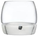 Nude 22334 Chill Mermer Altlıklı Kristal Viski Bardağı-300cc, Zarif ve Hediyelik - 1 Adet