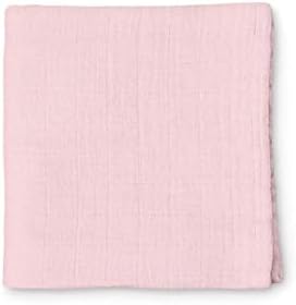 DEUX LAPINS%100 Pamuk Müslin Bebek Örtüsü, Pembe, 100x100 cm