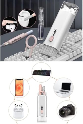 Caselka 7'si 1 arada Elektronik Temizleme Kiti, Klavye Temizleyici, Dizüstü Bilgisayar Temizleme Kiti Monitör, Cep Telefonu, Bluetooth, Kulaklık, Lego,...
