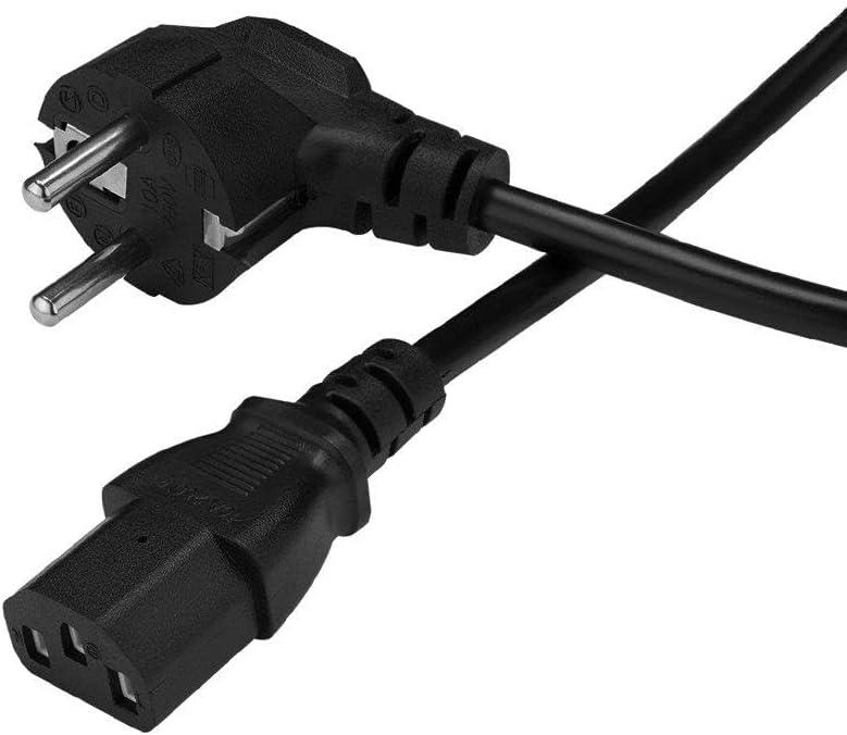 1.5 Metre Pc Power Güç Kablosu 3x0.50mm Iec-60320 C13 (Di̇şi̇) - Schuko/ti̇p F (Erkek) Fi̇ş Uçlu