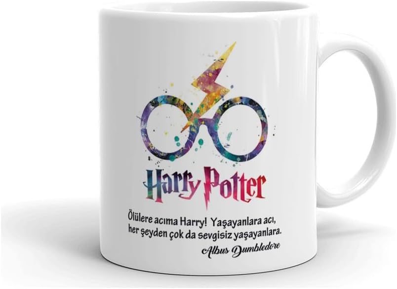 Potter anlamlı yazı seramik kupa.komik kupalar