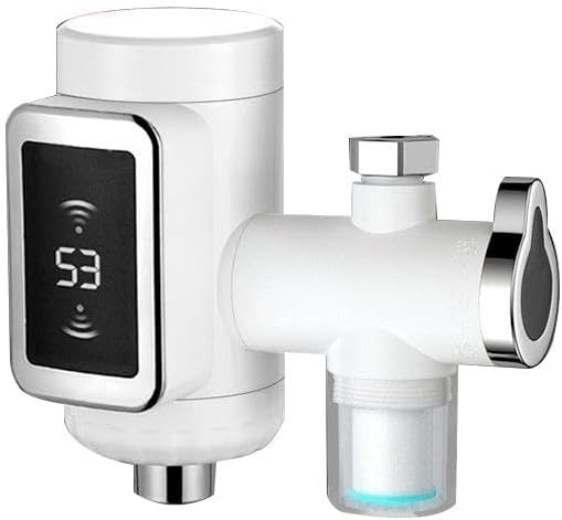 Alternative view of Dijital Göstergeli Elektrikli Musluk Ani Su Isıtıcı 3000W Şofben Musluk Başlığı Soğuk Su