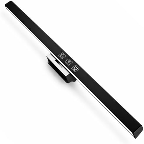 Göz Koruyucu Monitör Işık Barı - 3 Renk Modlu, Kademesiz Parlaklık ve Zamanlayıcılı Asimetrik Ekran Lambası (51 cm / 61 cm Seçenekli) (61 CM)