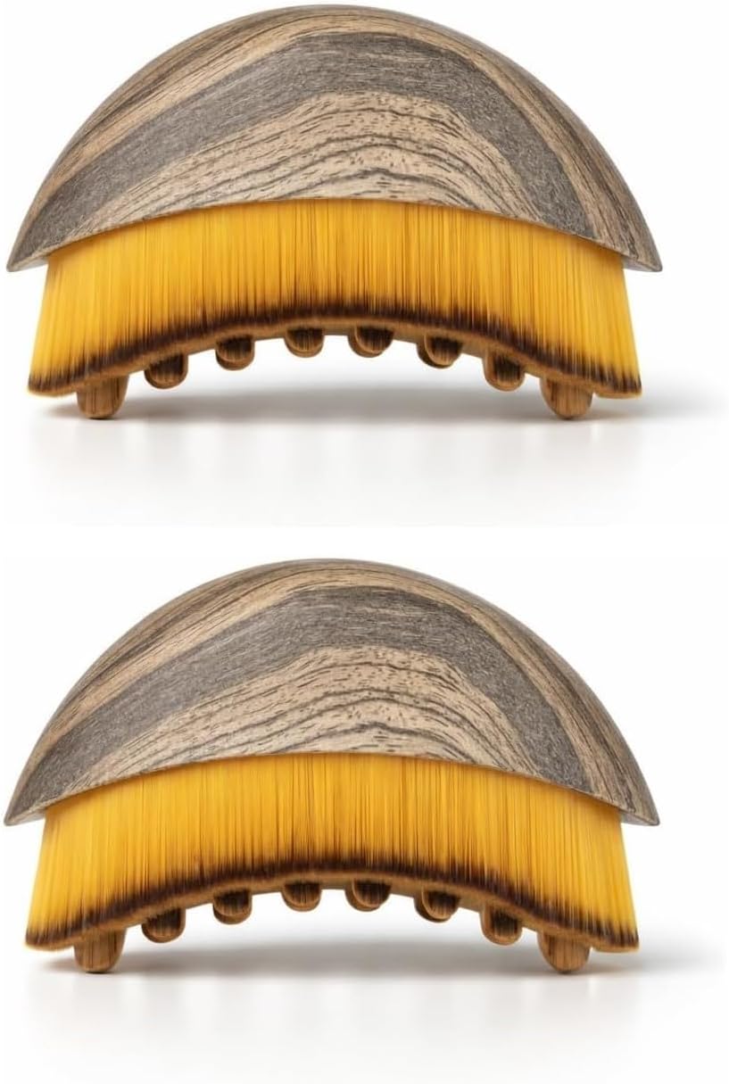 Alternative view of Lenf Drenaj Fırçası Yüz ve Vücut İçin Kuru Masaj Fırçası Selülit Azaltıcı Cilt Arındırıcı Lenfatik Akış Destekleyici Ergonomik Saplı Şekillendirici Masaj Aracı (İkili)