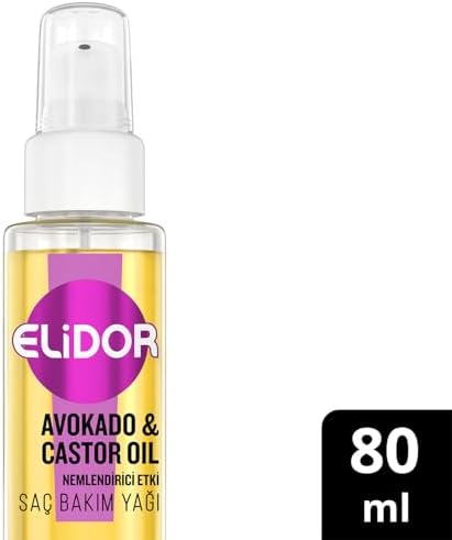 Alternative view of Elidor Saç Bakım Yağı ve Castor Oil Nemlendirici Etki 80 ml (2 paketi)