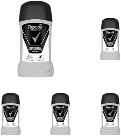 Rexona Men Erkek Anti-Perspirant Stick Deodorant Invisible And 50 ml 1 Adet (5 paketi)