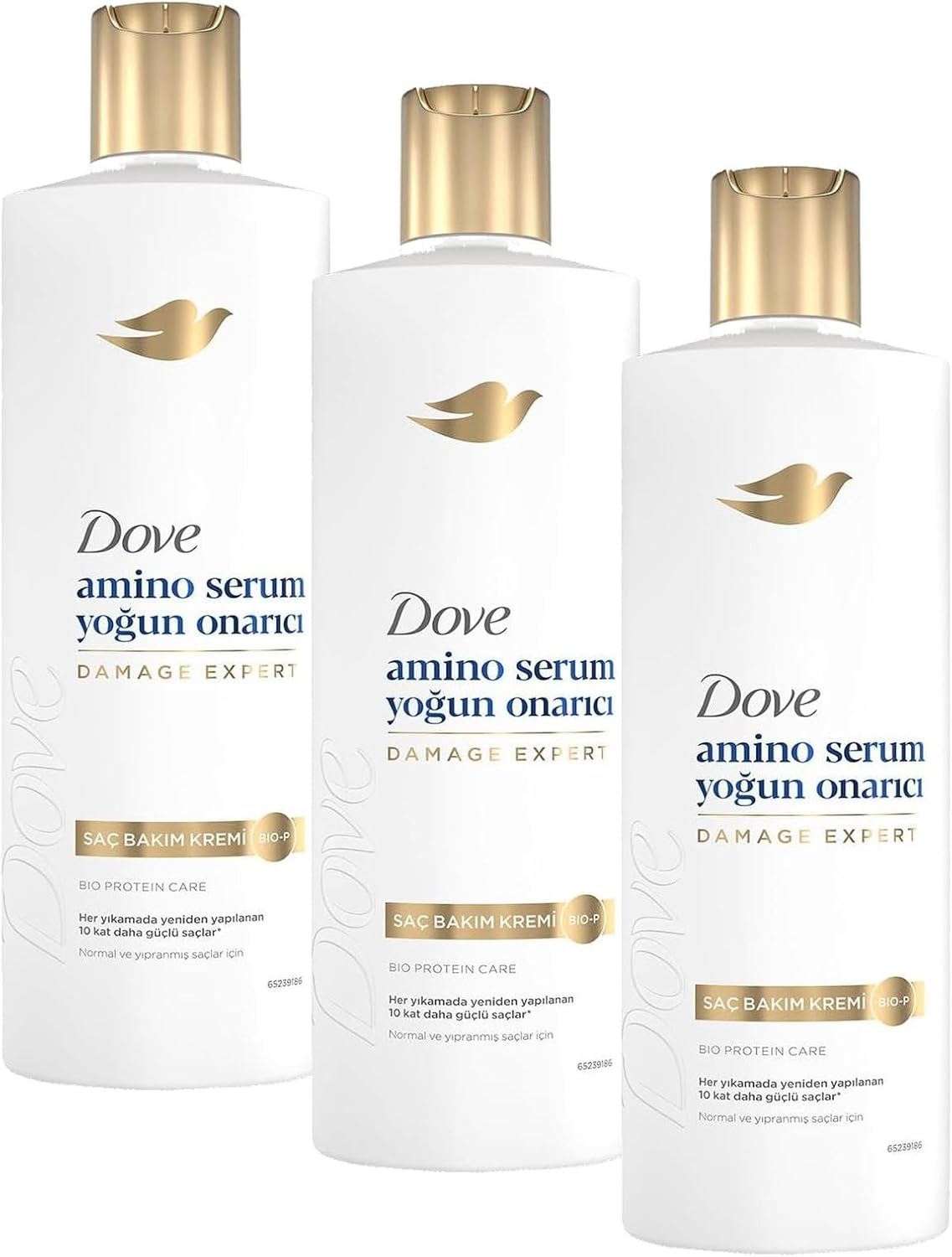 Dove Saç Bakım Kremi Amino Serum Yoğun Onarıcı 350 ml (3 paketi)