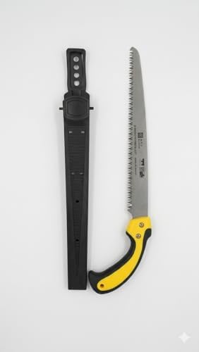 300 mm Budama Testeresi - Kılıflı Profesyonel Bahçe Testeresi, Keskin Dişli El Testeresi, Ağaç Kesme ve Peyzaj İçin Ergonomik Saplı 300mm Sabit Testere