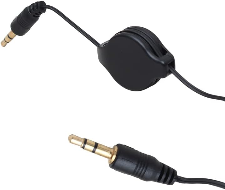 Alternative view of 31413 70 CM MAKARALI 3.5 MM STEREO ERKEK/ERKEK KABLO 2 taraftan makaralı Kaliteli, Uzun ömürlü kullanım