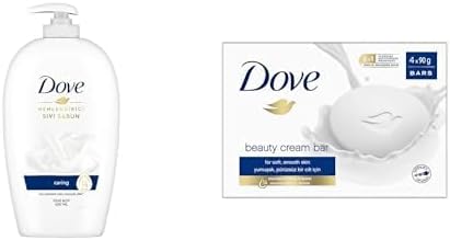 Dove Seti | Nemlendirici Caring 450 ml x1 + Beauty Cream Bar Original 4x90 g x1
