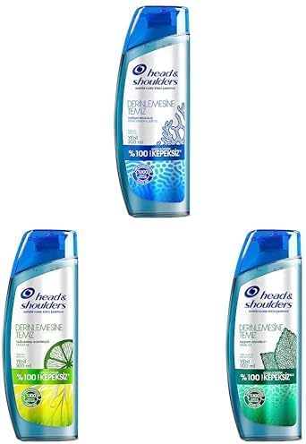 & Shoulders Seti | Derinlemesine Temizlik Şampuan Yoğun Ferahlık Deniz Mineralleri 300ml x1 + Derinlemesine Temizlik Şampuan Yağlanma Kontrolü Limon 300ml x1...