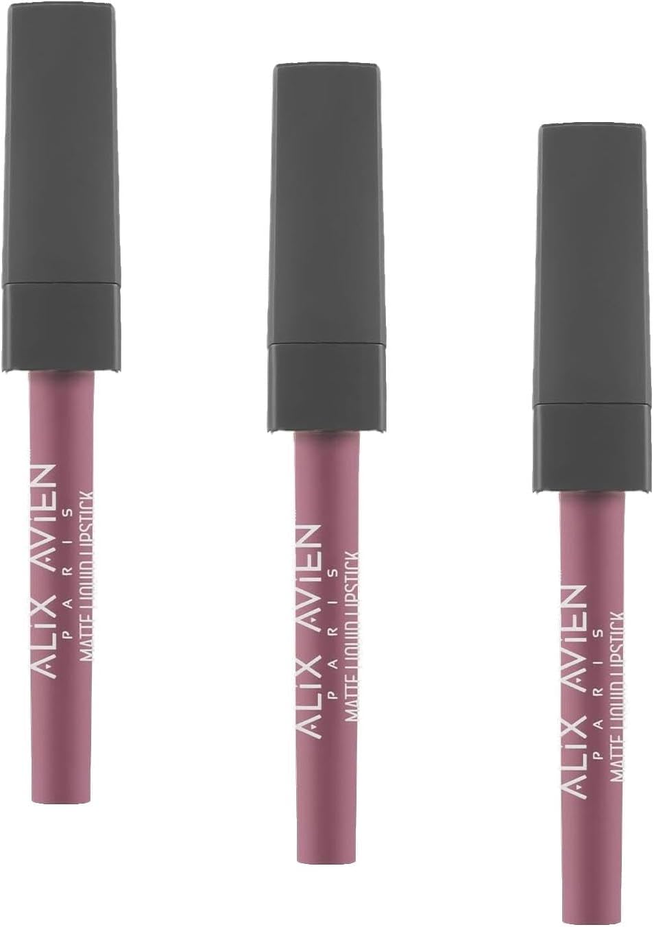 Alternative view of Uzun Süre Kalıcı Kadifemsi Kuruma Yapmayan Mat Likit Ruj - Lipstick 510 Dark Rose (3 paketi)
