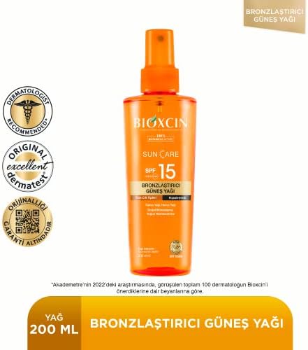 Sun Care Bronzlaştırıcı Yağ 200 Ml 15 Spf (4 paketi)