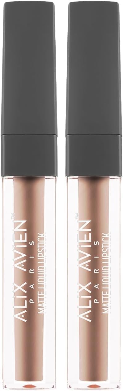 Alix Avien Uzun Süre Kalıcı Kadifemsi Kuruma Yapmayan Mat Likit Ruj Lipstick 507 Dark Dusty Pink (2 paketi)