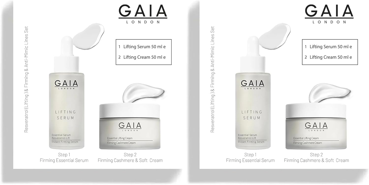 Alternative view of Yaşlanma ve Kırışıklık Karşıtı Dolgunlaştırıcı Bakım Seti Lifting Serum 50ml ve Lifting Krem 50ml (2 paketi)