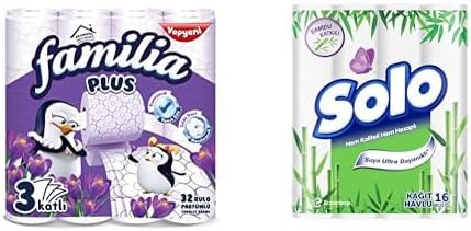 Familia Plus 3 Katlı Sihirli Çiçekler 32'li, 2.7 kg x1 + SOLO 16'lı x1