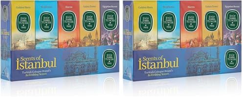 Alternative view of 16 ml Silindir Cam Şişe Kolonya 5'li Set - Scents Of Istanbul (2 paketi)
