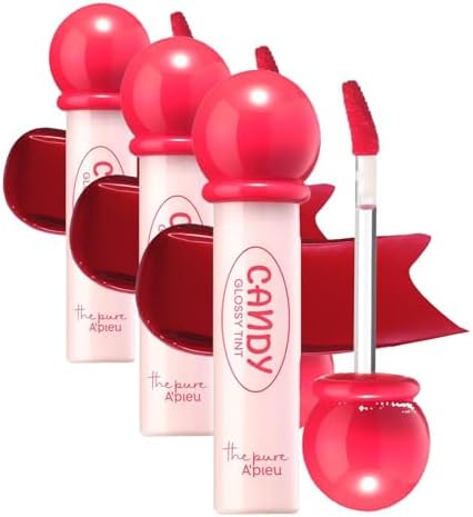 Alternative view of Uzun Süre Kalıcı, Parlak Bitişli, Su Bazlı Tint A'pıeu The Pure Candy Tint NO.01 Cherry (3 paketi)