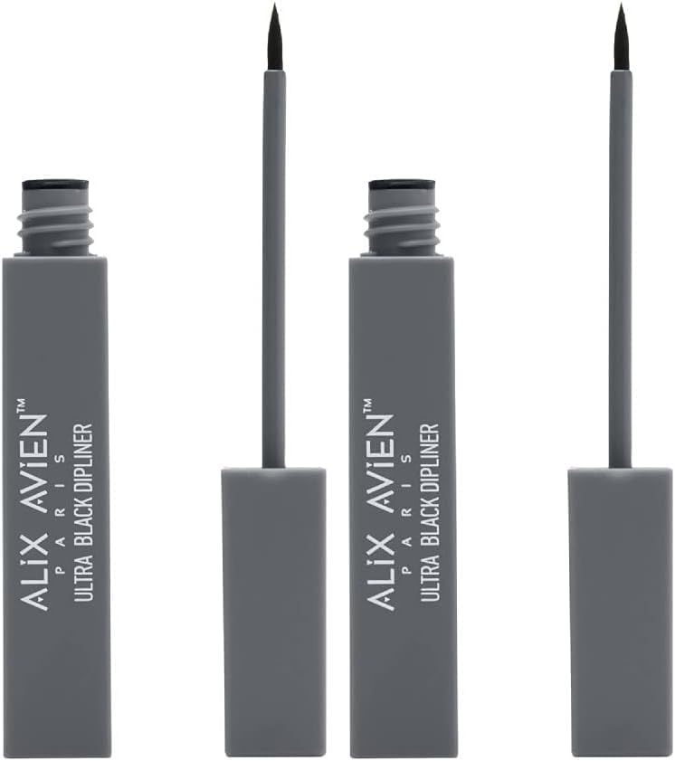 Uzun Süre Kalıcı,Suya Dayanıklı,Yoğun Pigmentli Keçe Uçlu Siyah Likit Eyeliner- Ultra Dipliner (2 paketi)