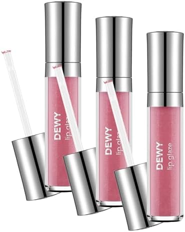 Alternative view of Dewy Lip Glaze Parlak & Dolgun Görünüm Veren Yapışmayan Dudak Parlatıcısı (3 paketi)