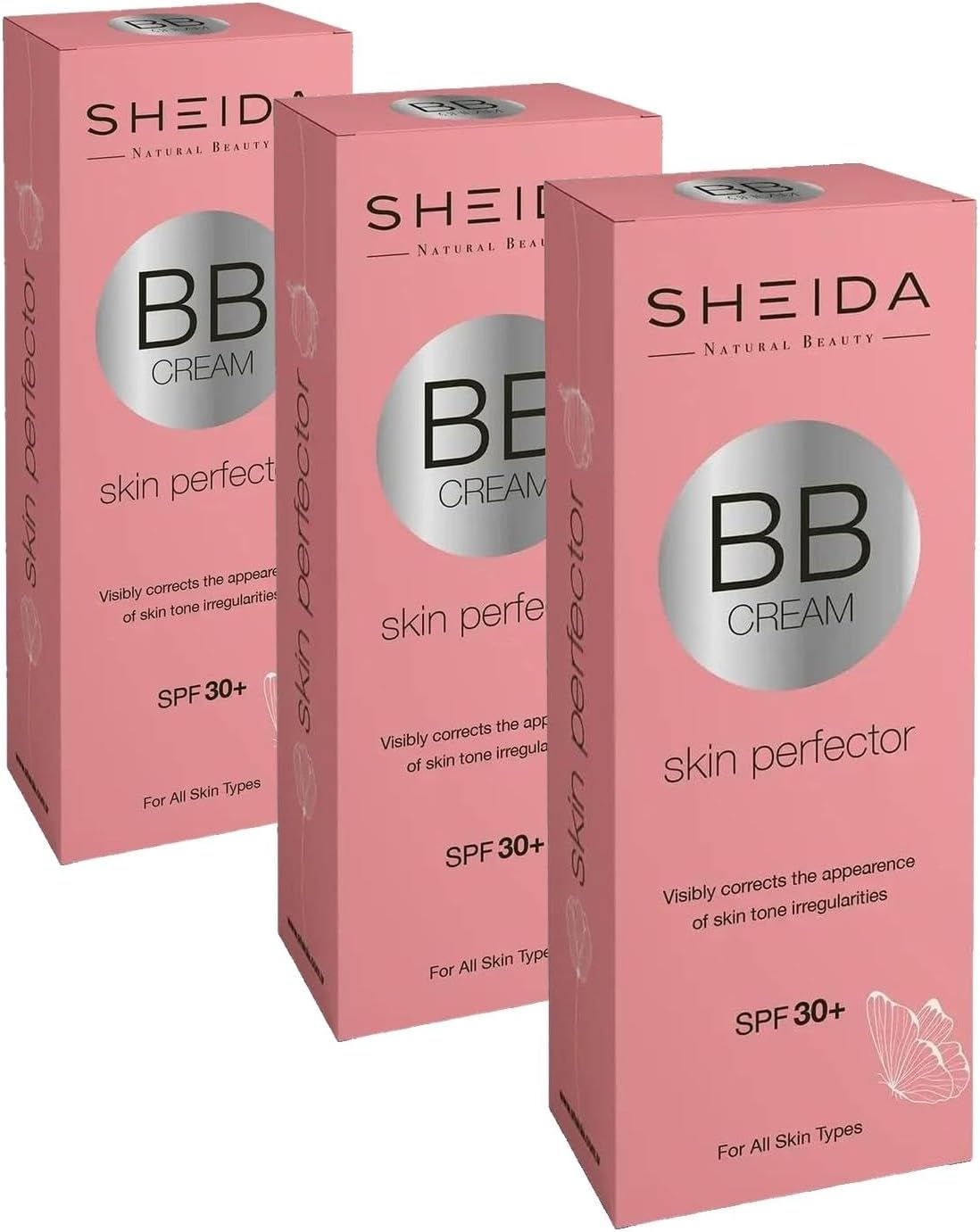 BB Krem SPF 30+ – Yüksek Kapatıcı, Mat İpeksi Bitiş, Cilt Tonu Eşitleyici, Uzun Süre Kalıcı, Vitamin C & E İçerikli 50 ml - Koyu (3 paketi)