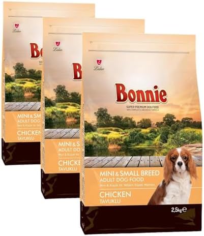 Alternative view of Bonnie Tavuklu, Yetişkin, Kuru Köpek Maması, Mini ve Küçük Irk, 2.5 kg (3 paketi)