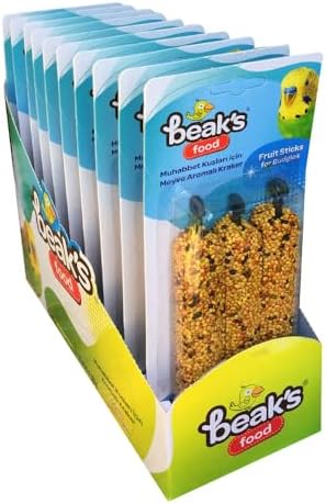 Kuşlar için Ek Besinler, Blister, Meyveli Muhabbet Krakeri, 3 ad x 10 adet (3 paketi)