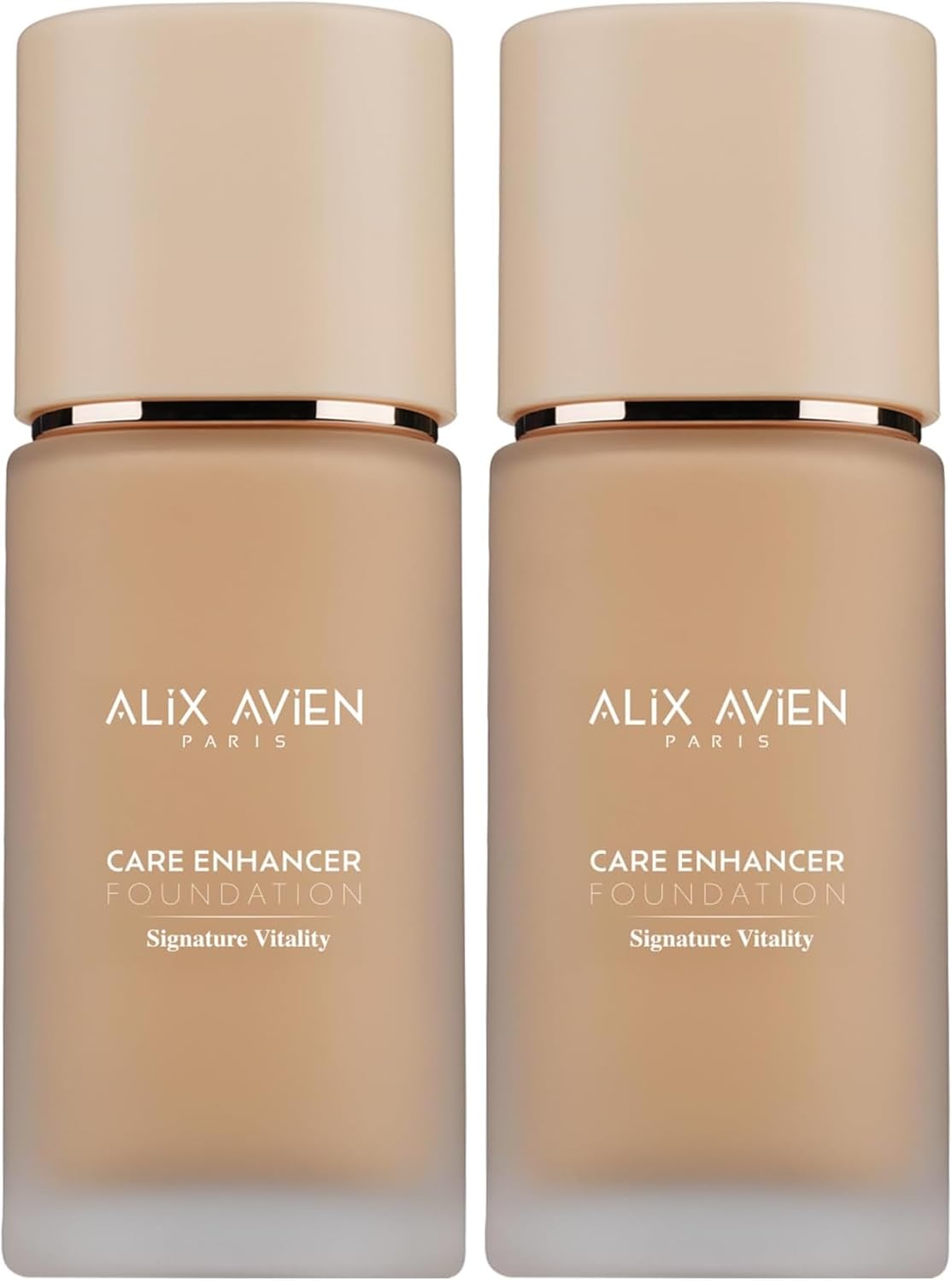 Alix Avien Kırışıklık Karşıtı Nemlendirici SPF30 Parlak Bitişli Fondöten Care Enhancer 813 Pale (2 paketi)