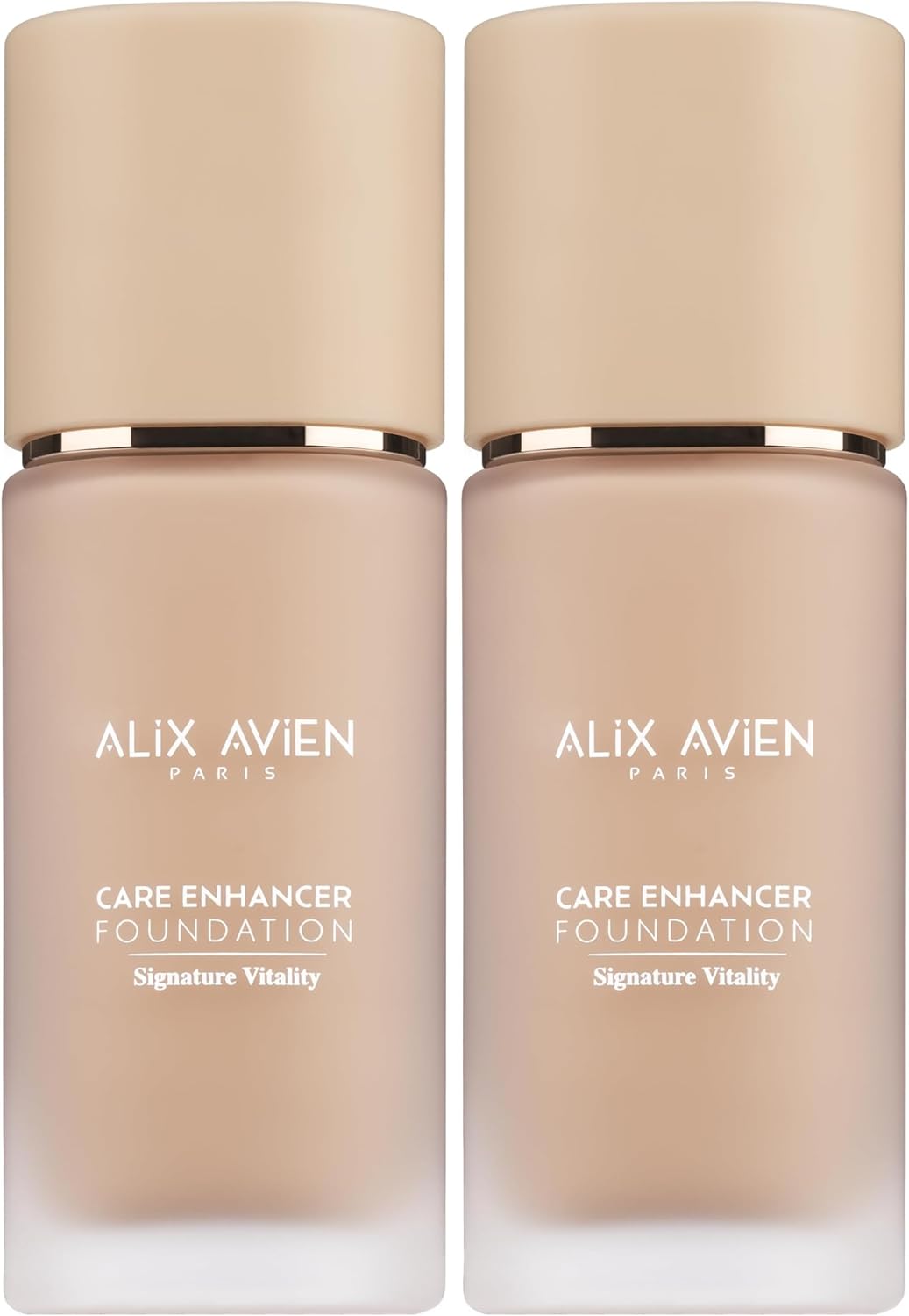 Alternative view of Alix Avien Kırışıklık Karşıtı Nemlendirici SPF30 Parlak Bitişli Fondöten Care Enhancer 808 Warm (2 paketi)