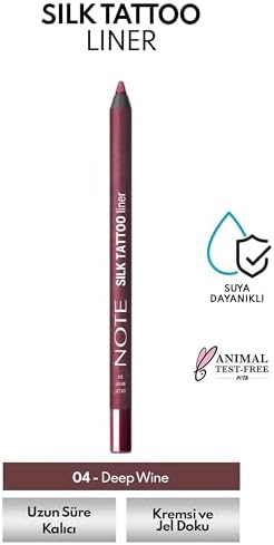 Alternative view of Cosmetics Silk Tattoo Liner Suya Dayanıklı İpeksi Jel Göz Kalemi - 04 Deep Wine (2 paketi)