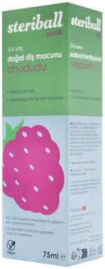 Alternative view of Doğal Diş Macunu Florürsüz 75 ML - Ahududu Florür İçermez, Hidroksiapatit ile Tam Koruma, Vegan (2 paketi)