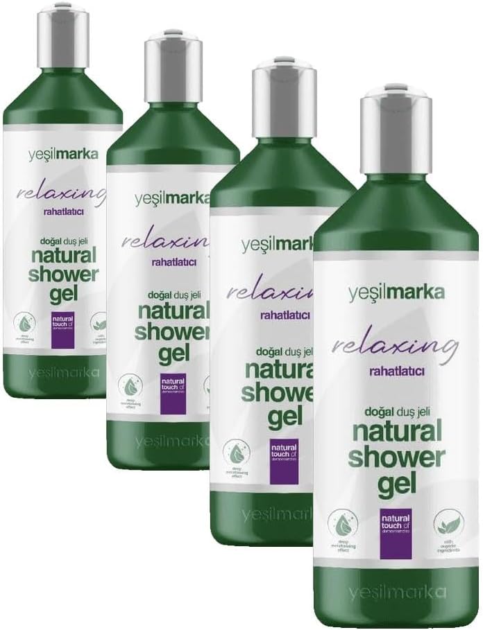 "Relaxing" Natural Shower Gel Duş Jeli (4 paketi)
