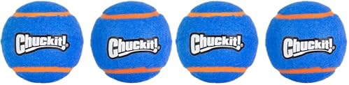 Chuckit! Sesli 2'li Tenis Köpek Oyun Topu (Orta Boy) (2 paketi)