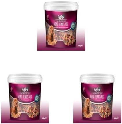 Semi-Moist Ödül Mamasi/Mini Kalp Mix 500 Gr (3 paketi)