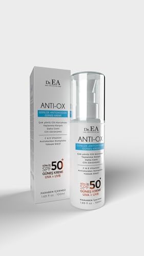 Anti-ox Ton Eşitleyici Anti Aging Etkili 50 Spf Suya Dayanıklı Yüz Güneş Kremi (3 paketi)