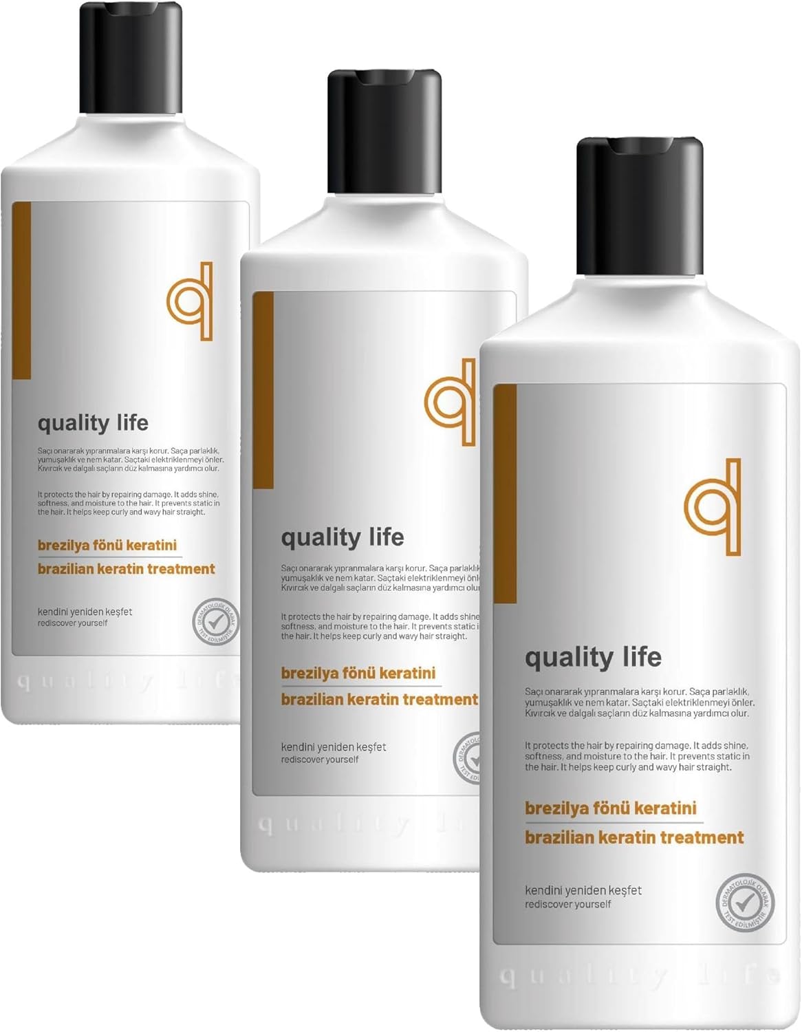 Alternative view of Life QL Brezilya Fönü Keratini Kalıcı Saç Düzleştirici 300 ML (3 paketi)