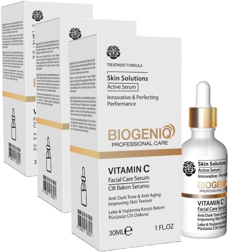 Beauty Profesyonel Bakım C Vitamini Yüz Bakım Serumu 30 ml (3 paketi)