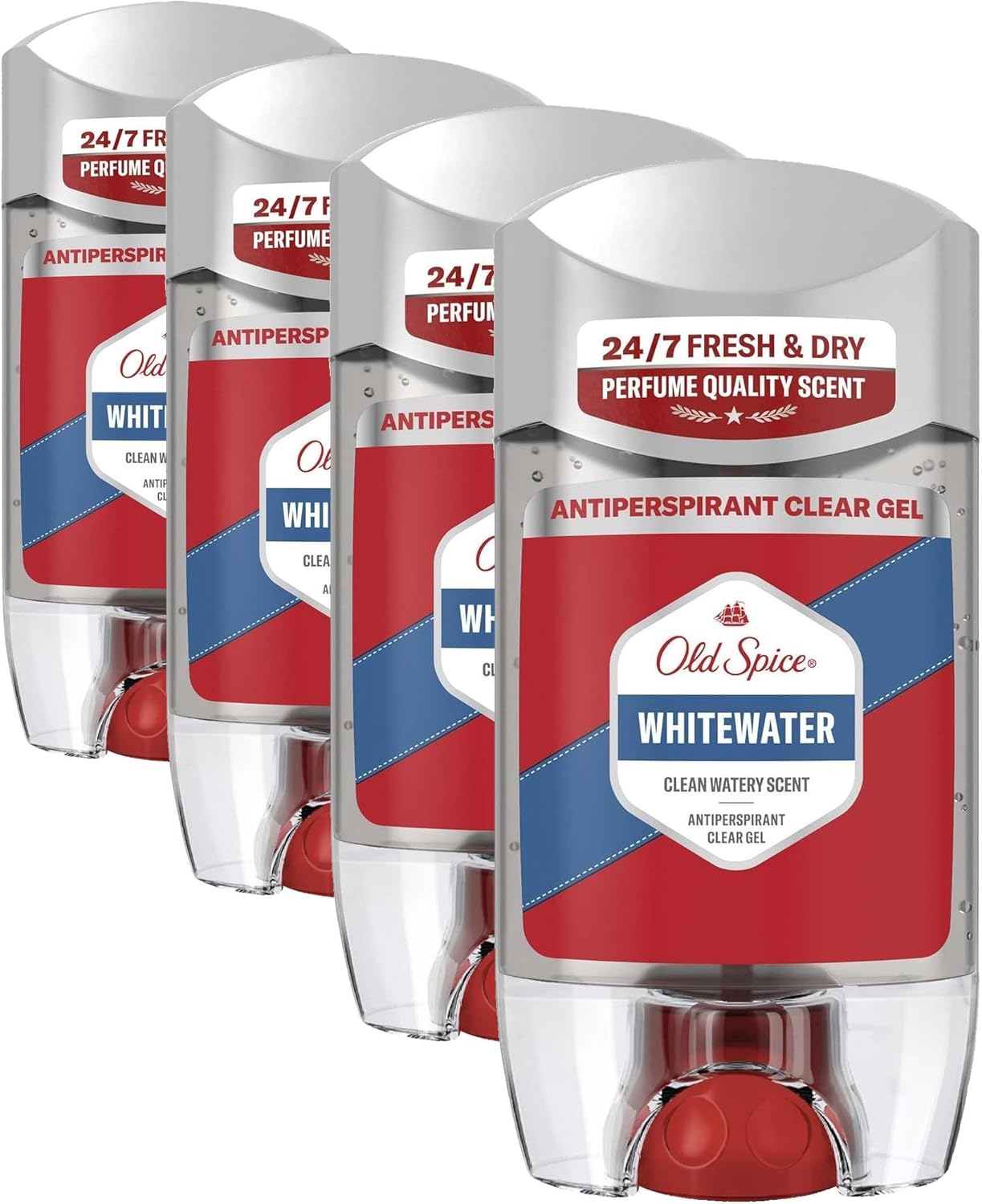 Old Spice Whitewater Terlemeyi Önleyici Şeffaf Jel Deodorant 70 ml (4 paketi)
