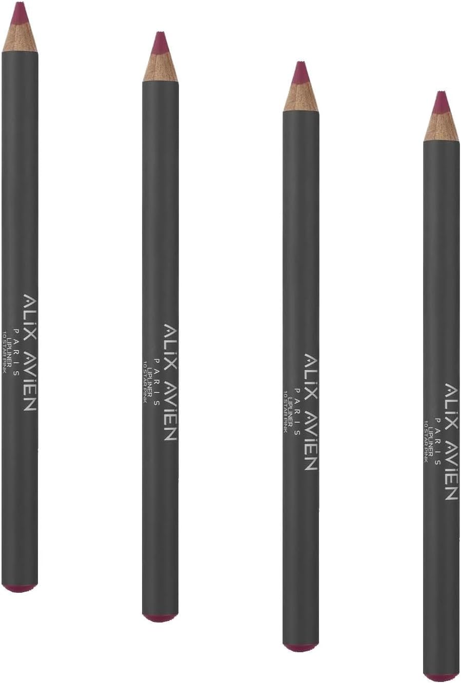Alternative view of Uzun Süre Kalıcı Dağılma Yapmayan Nemlendirici Dudak Kalemi - Lipliner Pencil 10 Star Pink (4 paketi)