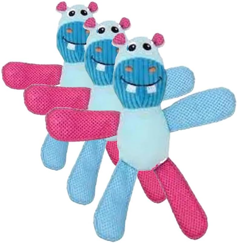 Pawise Vivid Life-Fetch İt- Hippo Köpek Oyuncağı (3 paketi)
