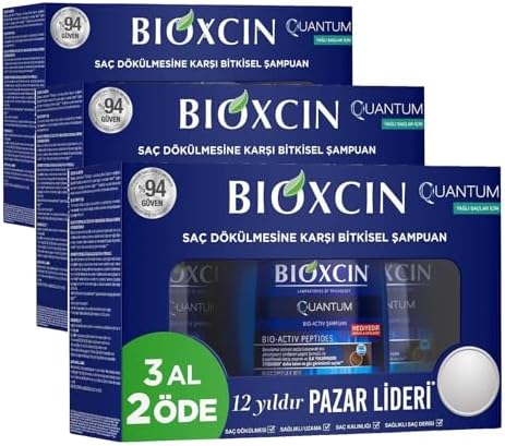 Alternative view of Quantum Şampuan 3 x 300 ml – Yağlı Saçlar İçin Sebum Dengeleyici ve Saç Dökülmesine Karşı Etkili Şampuan (3 Al 2 Öde Set) (3 paketi)