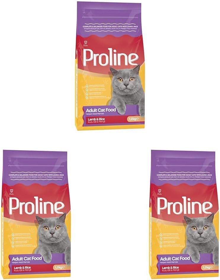 Alternative view of Proline Kuzu Etli Yetişkin Kedi Maması 1.2 KG (3 paketi)